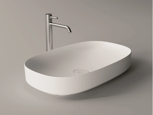 FORM - Countertop oval ceramic washbasin _ Alice Ceramica